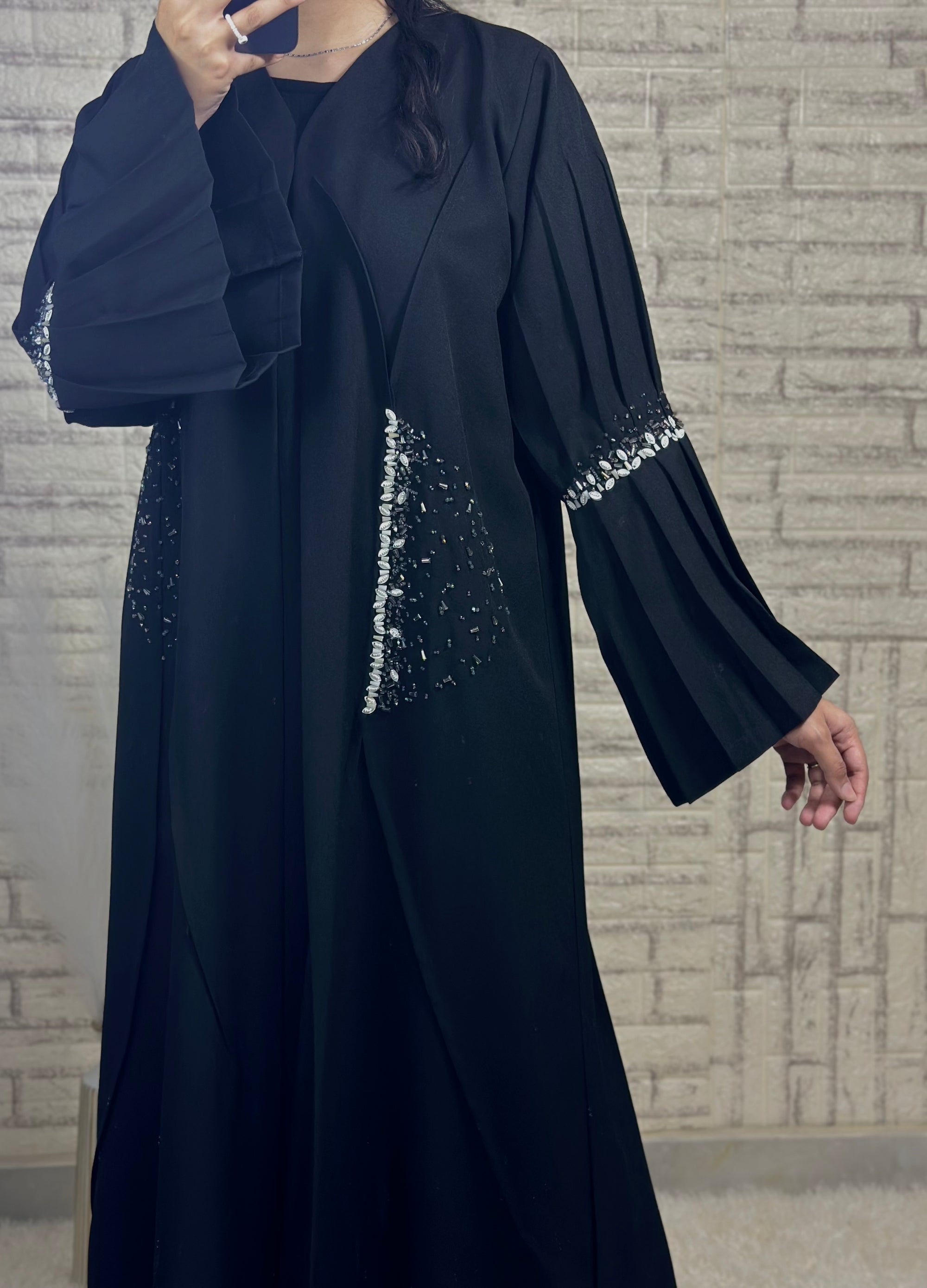 طقم عباية أرجواني فاتح R002