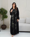 R234Black Dantel Summer Collection Abaya