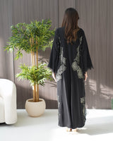 R244Classic Black Summer Abaya collection