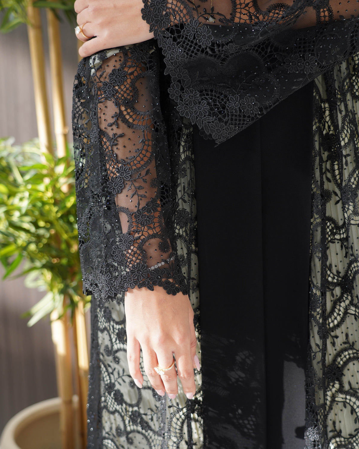 R245 Party And Wedding Special Abaya