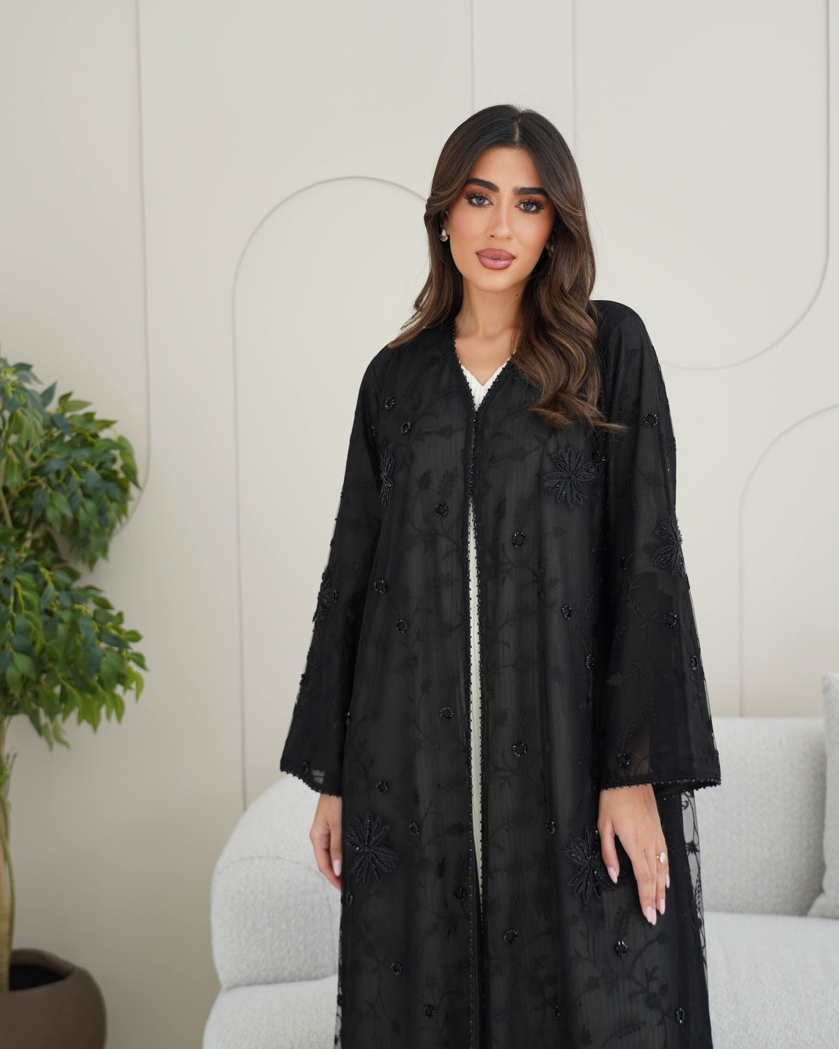 R247 Classic Black AbayaSet