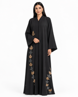 Leaf & Beadwork Office Abaya R 373 | Rutba Fashion Abaya