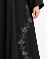 Leaf & Beadwork Office Abaya R 373 | Rutba Fashion Abaya