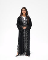 R 350 Black Embroidery Abaya Abaya for Women UAE – Abaya – Rutba Fashion Abaya