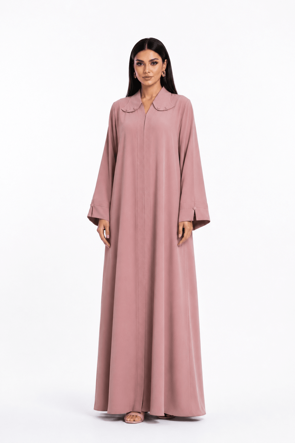 R 359 Pink Abaya Abaya for Women UAE – Abaya – Rutba Fashion Abaya