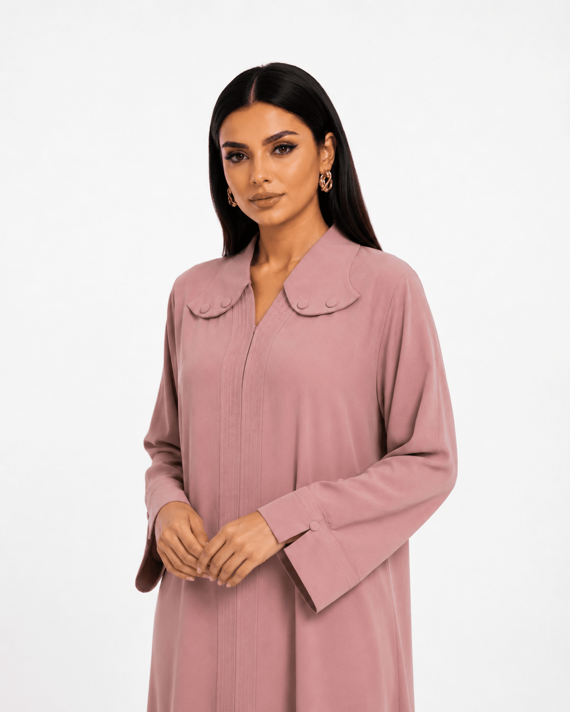 R 359 Pink Abaya Abaya for Women UAE – Abaya – Rutba Fashion Abaya