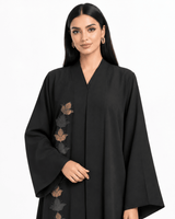 R 373 Leaf Design Office Wear Abaya Abaya for Women UAE – Abaya – Rutba Fashion Abaya