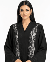 R 379 Black Elegant Office Wear Abaya Abaya for Women UAE – Abaya – Rutba Fashion Abaya