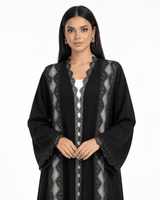 R 381 Black Premium Office Wear Abaya Abaya for Women UAE – Abaya – Rutba Fashion Abaya