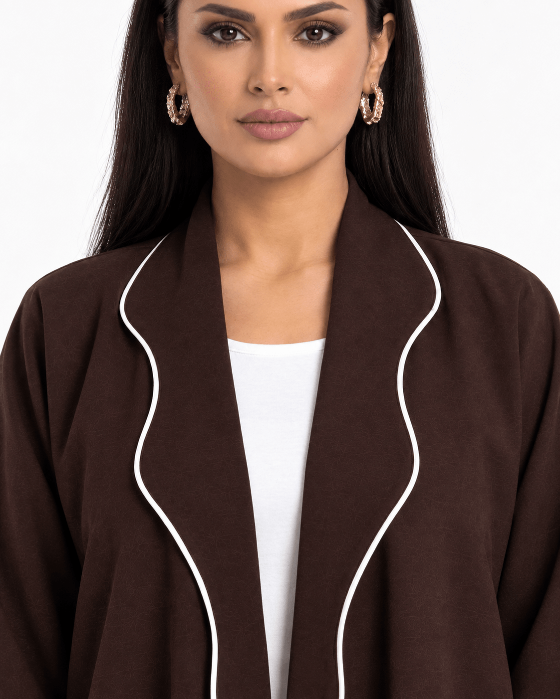 R 385 Coat Style Office Wear Abaya Abaya for Women UAE – Abaya – Rutba Fashion Abaya