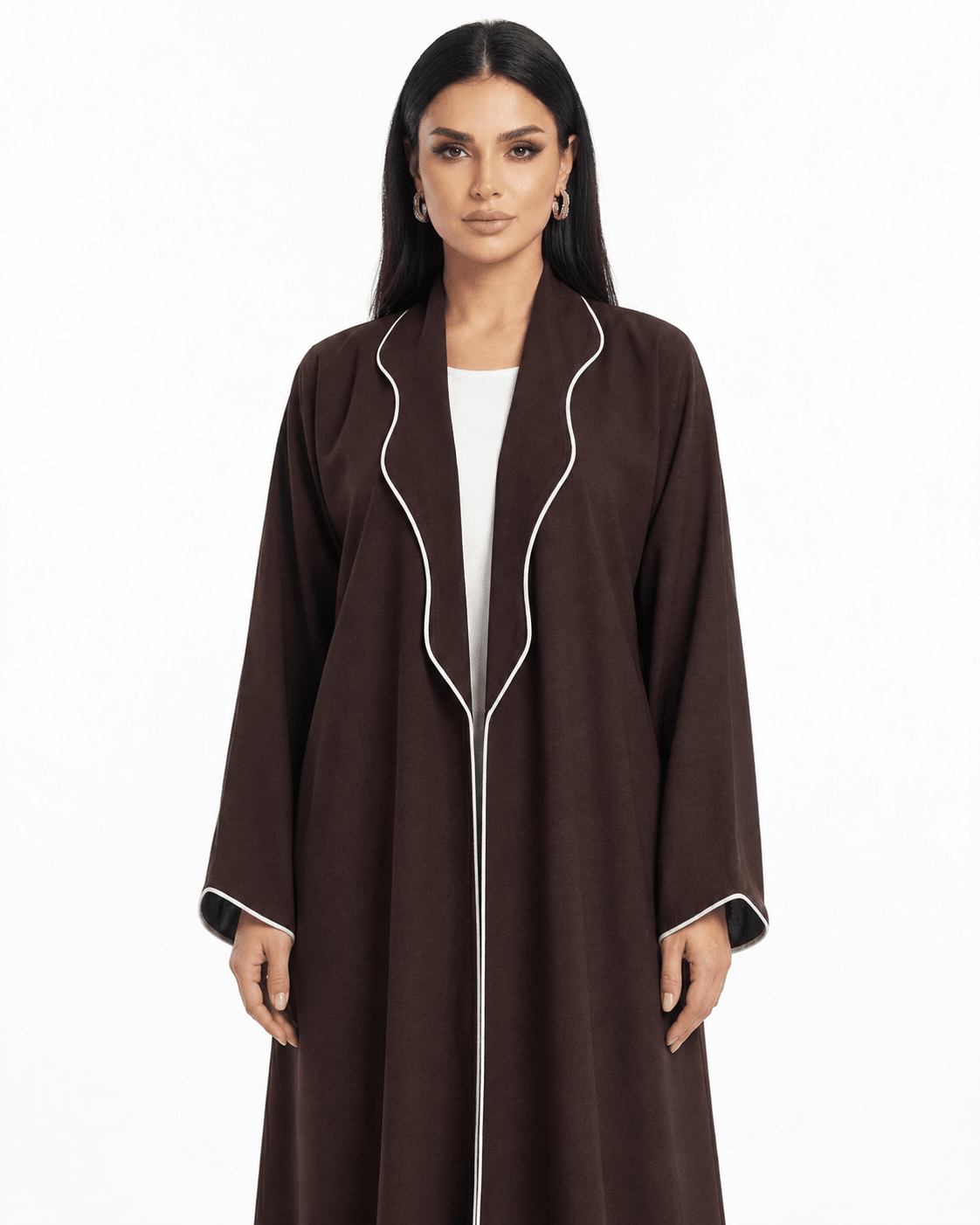 R 385 Coat Style Office Wear Abaya Abaya for Women UAE – Abaya – Rutba Fashion Abaya