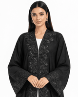 R 389 Black Luxury Occasion Abaya Abaya for Women UAE – Abaya – Rutba Fashion Abaya