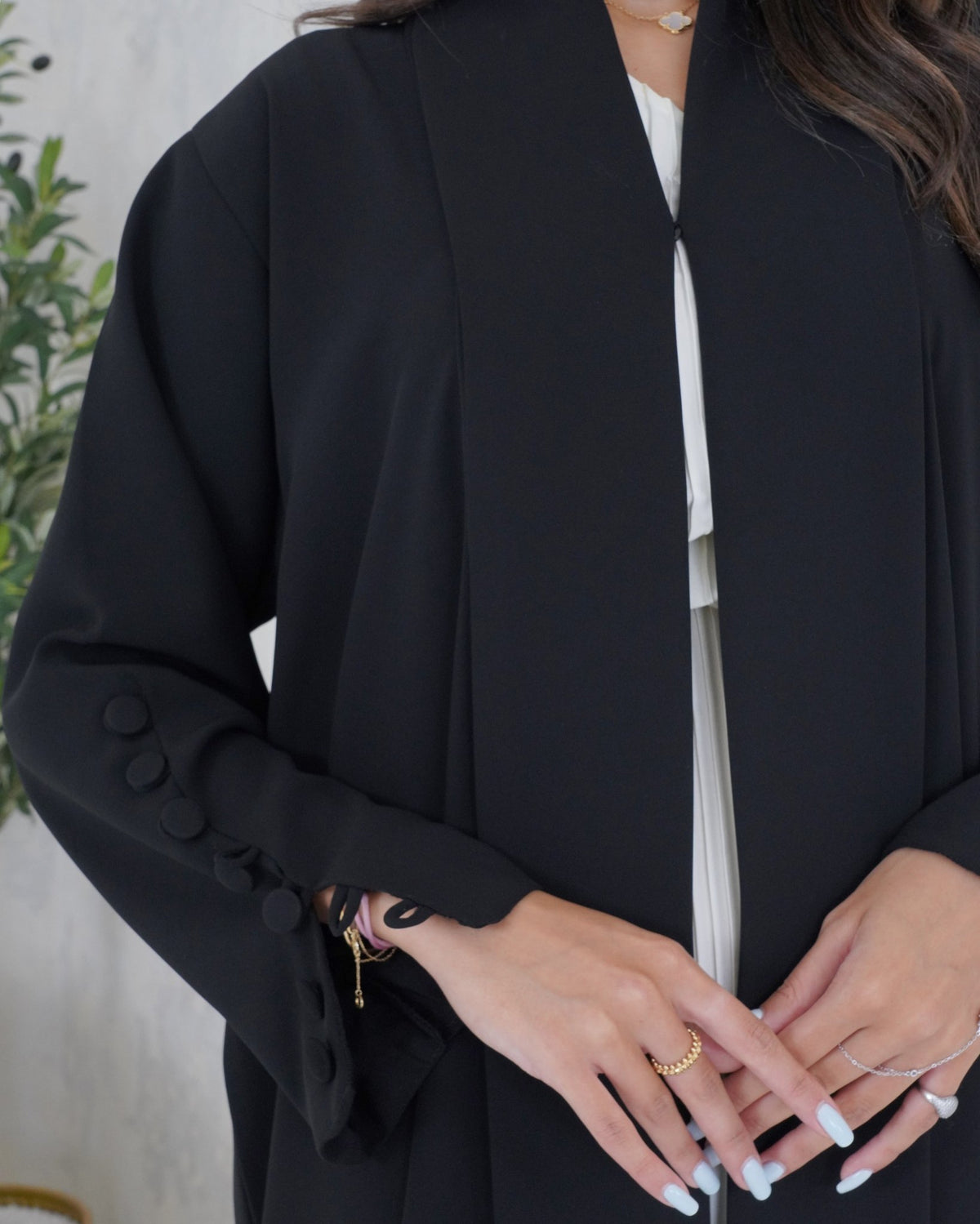 R106 Black Abaya Set Abaya for Women UAE – Abaya – Rutba Fashion Abaya