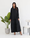 R111 Black Abaya Set Abaya for Women UAE – Abaya – Rutba Fashion Abaya