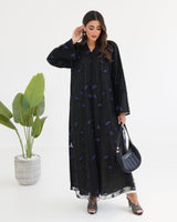 R119 Black Abaya Set Abaya for Women UAE – Abaya – Rutba Fashion Abaya