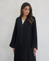 R124 Black Abaya Set Abaya for Women UAE – Abaya – Rutba Fashion Abaya