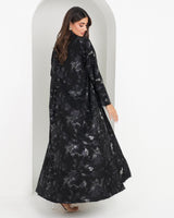 R158 Travel Wear Black Abaya Set Abaya for Women UAE – Abaya – Rutba Fashion Abaya