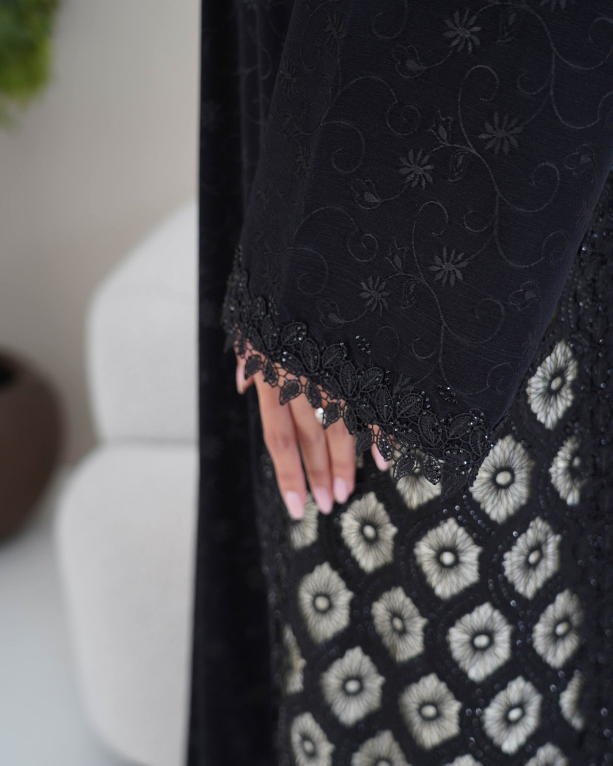 R240 Turkey Design Black Eid Abaya Abaya for Women UAE – Abaya – Rutba Fashion Abaya