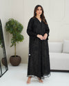 R247 Classic Black Abaya Set Abaya for Women UAE – Abaya – Rutba Fashion Abaya