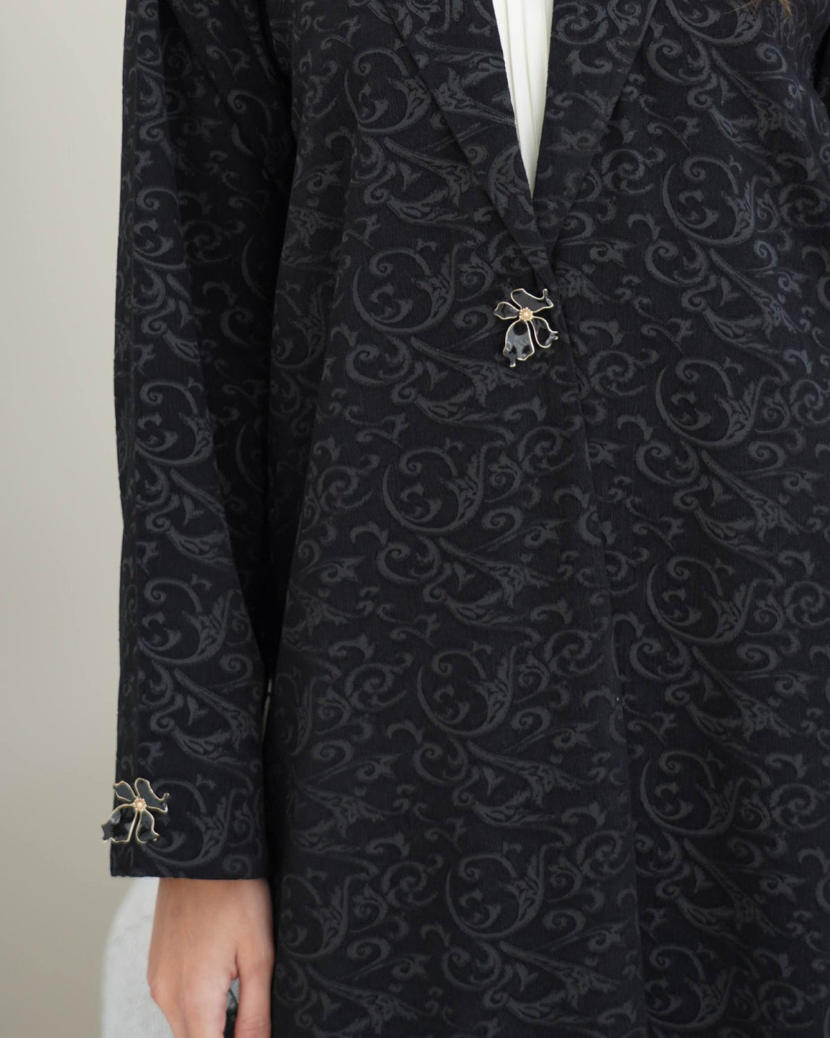 R250 Black Sequence Dantel Abaya For Eid Collection Abaya for Women UAE – Abaya – Rutba Fashion Abaya