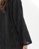 R256 Black Abaya set For Eid Collection Abaya for Women UAE – Abaya – Rutba Fashion Abaya