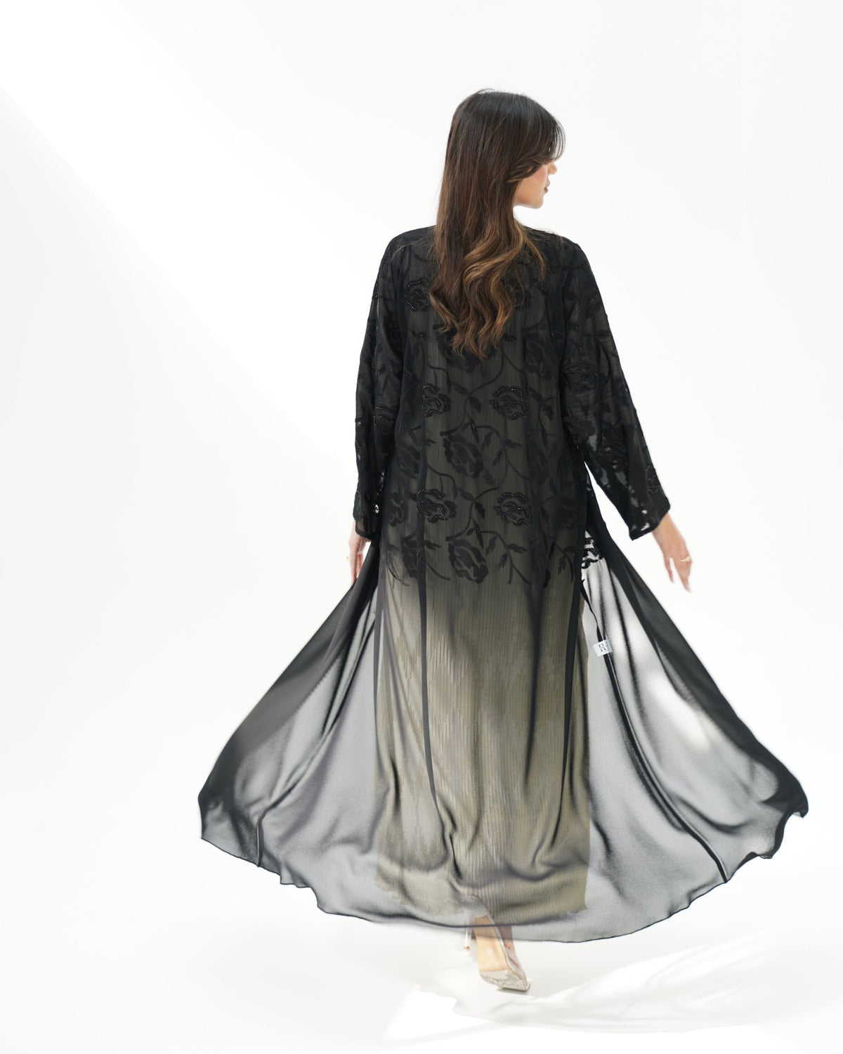 R261 Black Special Abaya for Eid Collection Abaya for Women UAE – Abaya – Rutba Fashion Abaya