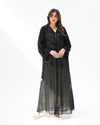 R261 Black Special Abaya for Eid Collection Abaya for Women UAE – Abaya – Rutba Fashion Abaya