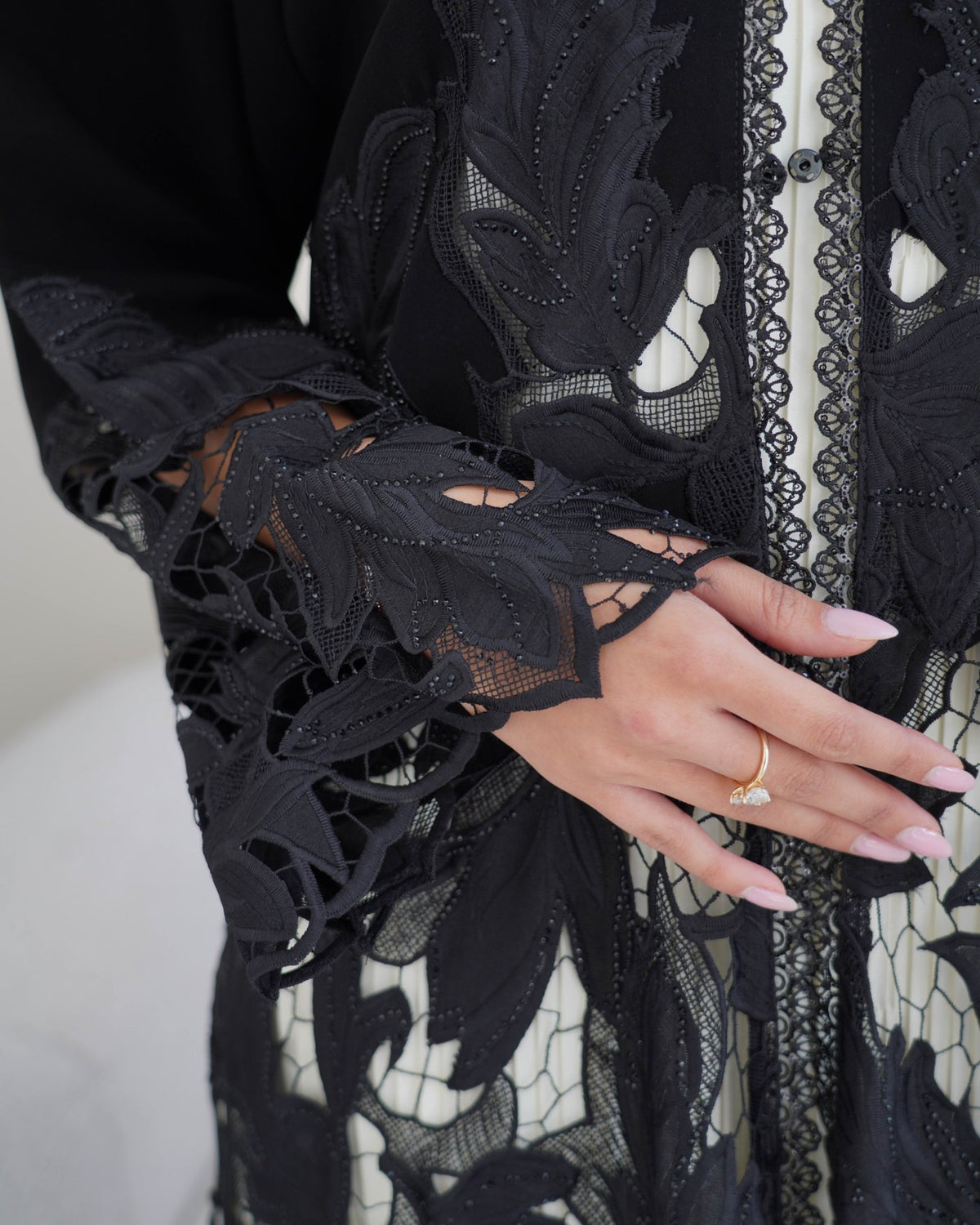R262 party and Wedding Black Abaya Abaya for Women UAE – Abaya – Rutba Fashion Abaya