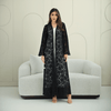 R266 3D Rose Flower Abaya Abaya for Women UAE – Abaya – Rutba Fashion Abaya
