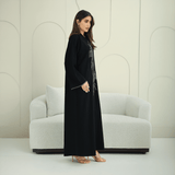 R268 Zari Embroidery Handmade Abaya Abaya for Women UAE – Abaya – Rutba Fashion Abaya