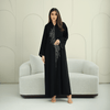 R268 Zari Embroidery Handmade Abaya Abaya for Women UAE – Abaya – Rutba Fashion Abaya