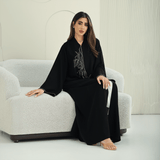 R268 Zari Embroidery Handmade Abaya Abaya for Women UAE – Abaya – Rutba Fashion Abaya