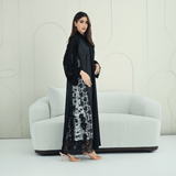 R270 5D Flower & Bead Work Elegant Abaya Abaya for Women UAE – Abaya – Rutba Fashion Abaya