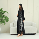 R270 5D Flower & Bead Work Elegant Abaya Abaya for Women UAE – Abaya – Rutba Fashion Abaya
