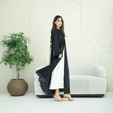 R275 | Stylish Cutting - Edge Abaya Abaya for Women UAE – Abaya – Rutba Fashion Abaya
