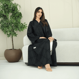 R277 | Luxury – Floral Embroidery Abaya Abaya for Women UAE – Abaya – Rutba Fashion Abaya
