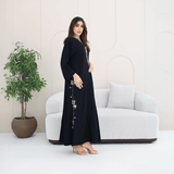 R283 | Elegant Gulf Cut Abaya Abaya for Women UAE – Abaya – Rutba Fashion Abaya
