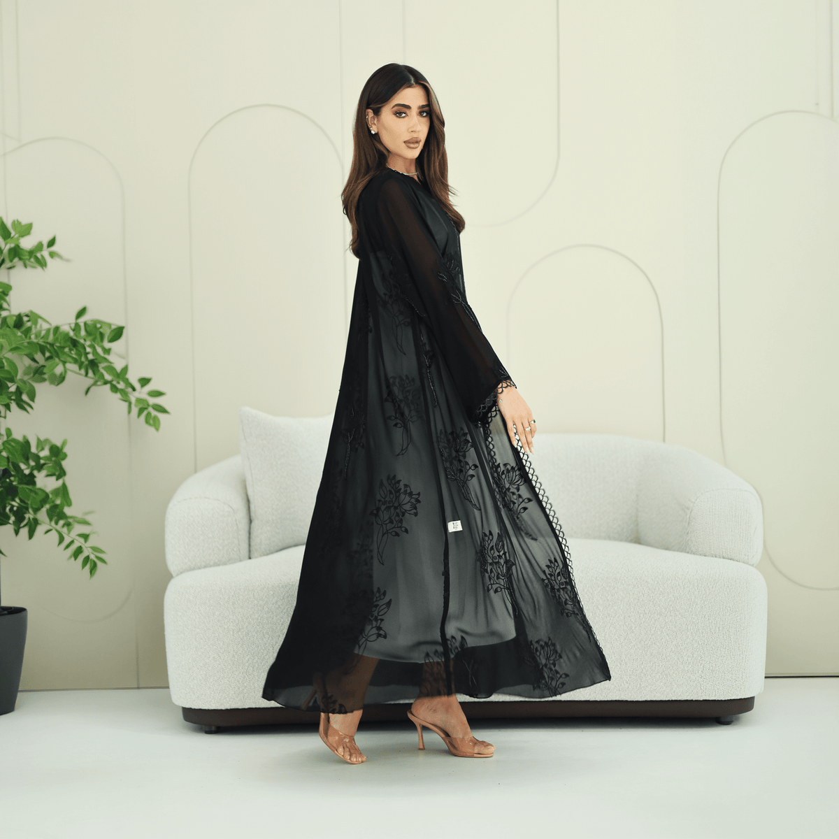 R284 | Luxury Japan Chiffon Abaya Abaya for Women UAE – Abaya – Rutba Fashion Abaya