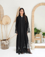 R302 luxury Dantel Model with beads work Abaya for Women UAE – Abaya – Rutba Fashion Abaya