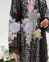 R303 Beautiful Flower Model color Abaya Abaya for Women UAE – Abaya – Rutba Fashion Abaya
