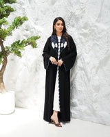 R307 Fashionable colorful embroidery Designer Black Abaya Abaya for Women UAE – Abaya – Rutba Fashion Abaya