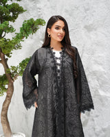 R310 exclusive Flower embroidery Organza Black Abaya Abaya for Women UAE – Abaya – Rutba Fashion Abaya