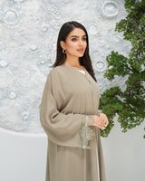 R322 Beautiful Colors Dantel Abay a with colour full beads work Abaya for Women UAE – Abaya – Rutba Fashion Abaya