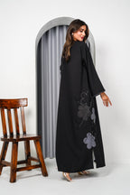 R199 Black  Abaya Set