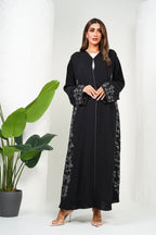 R209 Black Abaya Set
