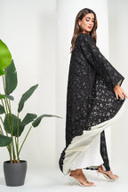 R210  Black  Classic  Abaya Set
