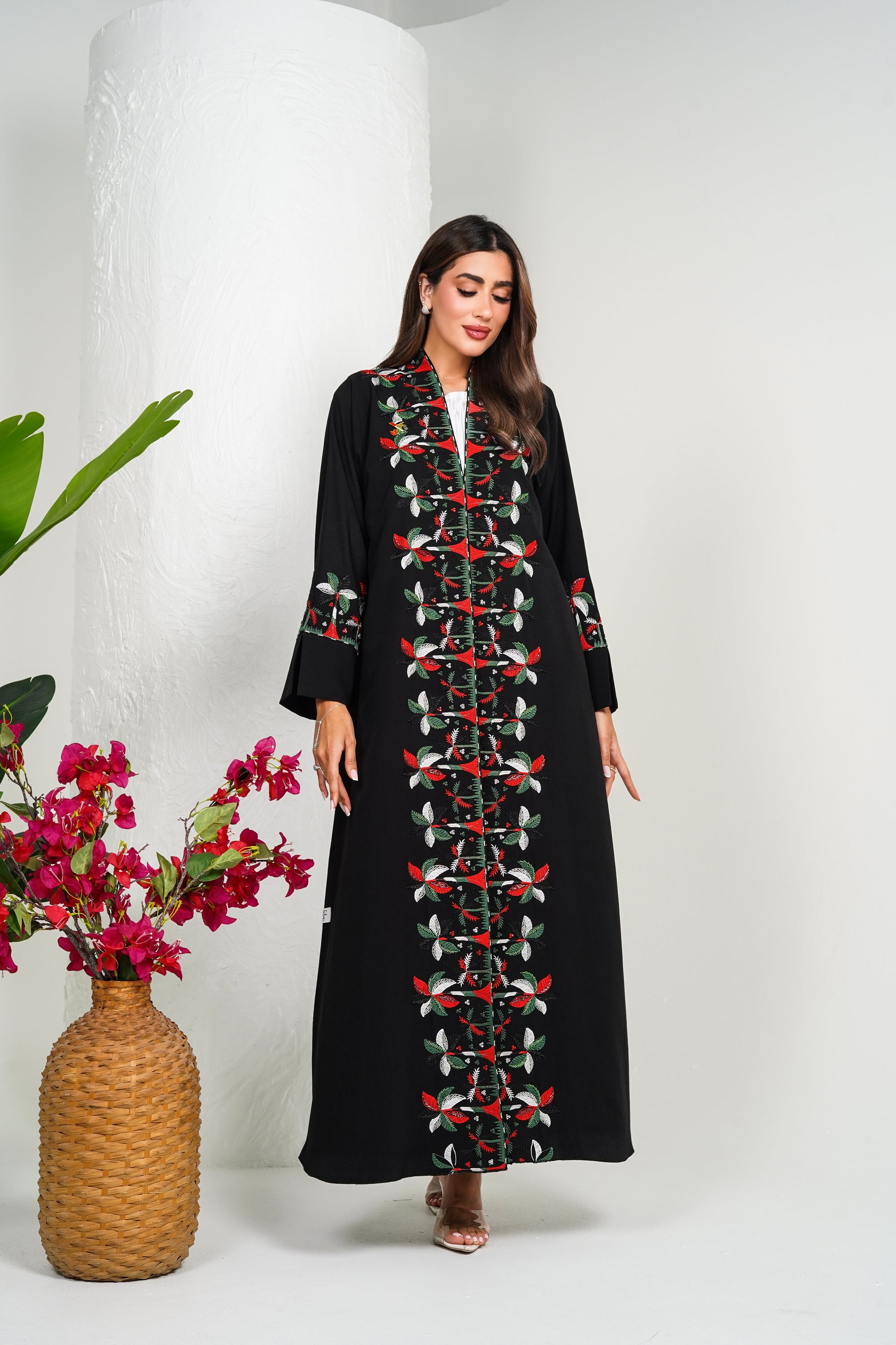 R211  Uae Flag And National Day Abaya Set