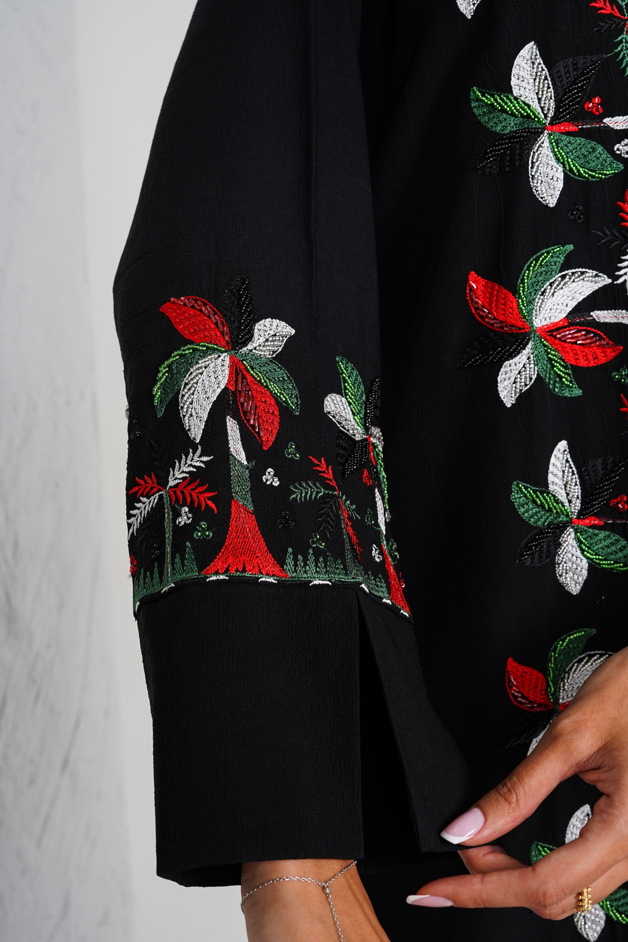 R211  Uae Flag And National Day Abaya Set