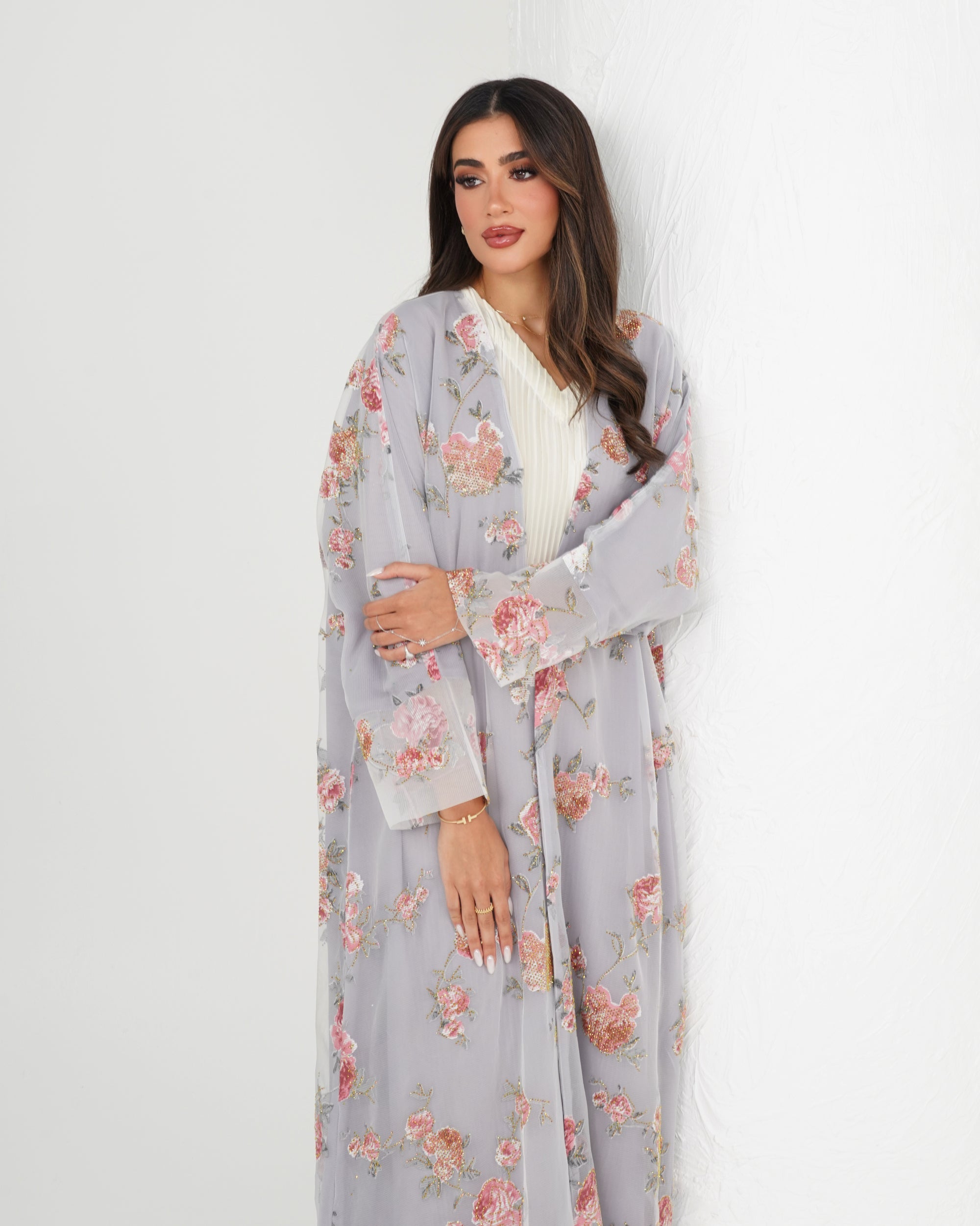 R135 Party wear  Abaya Set