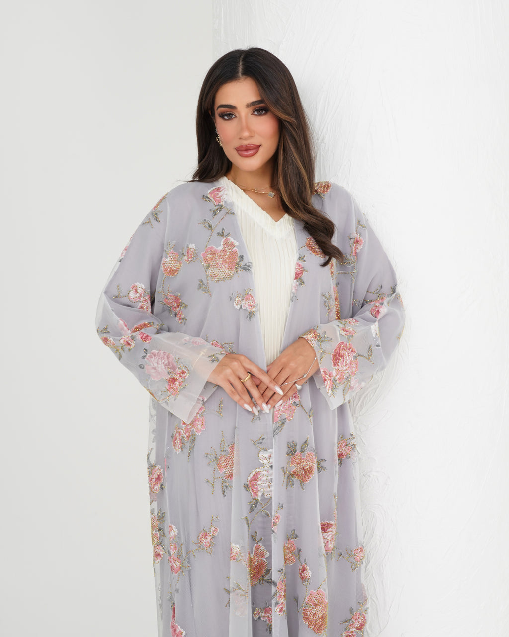R135 Party wear  Abaya Set